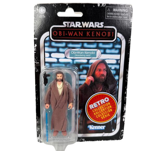 5 for $25| Hasbro Star Wars Retro Collection Obi-Wan Kenobi Action Figure - Picture 1 of 5